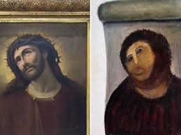 Watch the full video to know more.subscribe to times of india's. Painting Matching Fresco That Became Monkey Christ Resurfaces Spain The Guardian