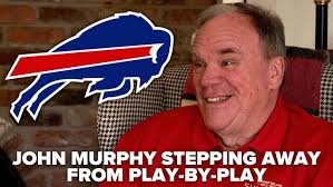 'Legendary voice': Longtime 'Voice of the Buffalo Bills' John Murphy steps  away from his position
