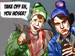(canada, slang) back when hockey was played on frozen ponds and lakes the losers of the hockey game would have to hose t. Gc6v4h7 Gag24 Take Off You Hoser Traditional Cache In Ontario Canada Created By Lotusfire