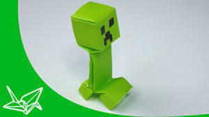 Minecraft blöcke minecraft spiele minecraft bilder minecraft ideen pokemon basteln schultüte basteln basteln mit papier die 27 besten bilder von minecraft bastelvorlagen do crafts mine. Minecraft Creeper Origami Youtube