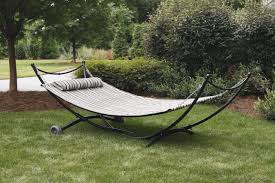 three hammocks with stands in budget midrange and