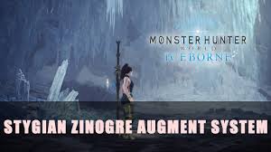 Jul 13, 2021 · based on the monstipedia, part of the field guide in the trial version, there are 81 monsties (ridable monsters) in monster hunter stories 2: Mhw Iceborne Stygian Zinogre Augment System By Primera