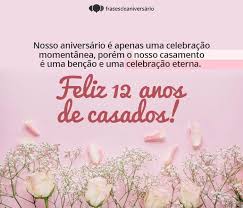 En ocasiones, los matrimonios encuentran en. 12 Anos De Casados Sobre Esse Amor Que So Aumenta Com O Tempo Frases De Aniversario