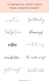 Katerinekosivchenko Whimsical Script Fonts Tattoo Font Whimsical Fonts