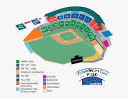 Seating Map Myrtle Beach Pelicans Stadium Free