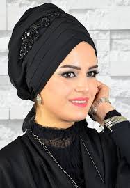 Aise Tesettur Siyah Drapeli Bandana Pratik Hazir Sal 1 Bandanalar Sal Siyah