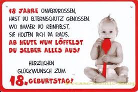 Alles Gute Zum 18geburtstag Witzige Sprüche Ribhot V2