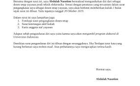 Sehingga surat itu menjadi bukti tertulis untuk diberikan kepada hrd. Contoh Surat Pernyataan Pengunduran Diri Dari Kampus Cute766