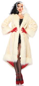 Black And White Fur Coat Cruella Deville Pin On Halloween Costumes