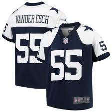 Nike Leighton Vander Esch Dallas Cowboys Youth Navy White Alternate Game Jersey Dallas Cowboys Sports Jersey Design Cowboys