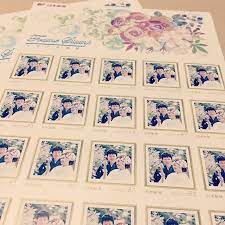 オリジナル切手も作れるって知ってた 招待状に使いたい 結婚式 招待状 結婚式 diy 席札 ウェディング diy