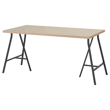 Linnmon Lerberg Table Beige Gray 59x29 1 2 In 2020 Ikea Table Ikea Desk