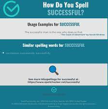 Here's how to create a talisman for success. Correct Spelling For Successful Infographic Spellchecker Net