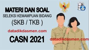 Maybe you would like to learn more about one of these? Materi Dan Soal Seleksi Kompetensi Bidang Skb Pppk Cpns 2021 Datadikdasmen Com