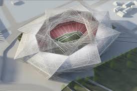 New Atlanta Falcons Stadium Is Interesting Cat Scratch