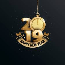 Happy New Year 2019 With Gold 3d Happy New Year Gif Newyear Happy New Year Png