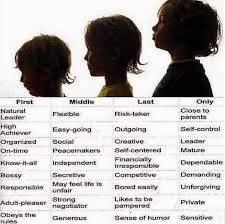 First Born Birth Order Characteristics Chart The Purple Front Door First Born Birth Order Writing A Book Writing Tips