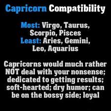 capricorn compatibility chart awesome danielle tekmar