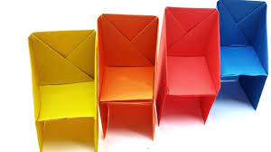 very easy origami chair instructions paper chair tutorial for beginner origami chair paper craft videos paper crafts