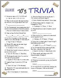 Put your film knowledge to the test and see how many movie trivia questions you can get right (we included the answers). 70s Trivia Covers A Very Busy And Fun Decade Were You There 70s Party Theme Trivia Trivia Questions And Answers