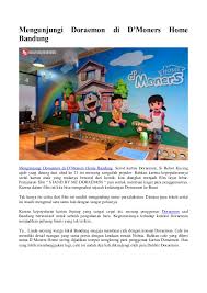 Misteri dibalik kartun doraemon ini cukup mengharukan. Mengunjungi Doraemon Di D Moners Home