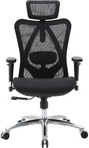 Caster chairs come standard with a. Sihoo Ergonomic Desk Chair Swivel Chair With Adjustable Lumbar Support Headrest And Armrest Height Adjustment And Rocker Function Back Friendly Office Chair Load Capacity Up To 150 Kg 330 Lbs Amazon De Kuche