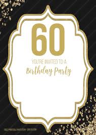 Black And Gold Party Invitations Templates Free Free Printable Black And Gold 60th Birthday Invitation Templates Drevio Printable Birthday Invitations Free Printable Birthday Invitations Birthday Invitations