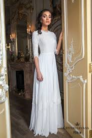 Modest And Elegant 3 4 Sleeves Wedding Gown Wedding Dresses Unique Wedding Dresses Simple Wedding Dress Sleeves