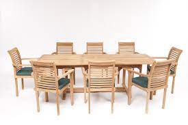 Faraway furniture's garden dining sets are all fully machine made, meaning a much more accurate fit. Geneva Teak Garden Furniture Set Humber Imports Uk Humber Imports