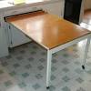 If your kitchen island has drawers, then make a pullout cutting board! 1