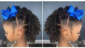 Super Cute And Easy To Do Natural Hairstyles For Kids Perfect For Back To School In 2021 Black Little Girl Hairstyles Lil Girl Hairstyles Natural Hairstyles For Kids