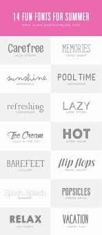 14 Fun Fonts For Summer Cool Fonts Typography Fonts Lettering