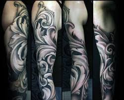 What does filigree tattoo mean? 90 Filigree Tattoos For Men Ornamental Ink Design Ideas