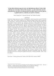 Check spelling or type a new query. Https Media Neliti Com Media Publications 41373 Id Strategi Pemasaran Dalam Meningkatkan Volume Penjualan Pada Pt Hatni Hasil Alam Pdf