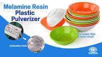 Plastic Pulverizer Machine Melamine Resin Milling Machine Imitation Plastic  Bowl Grinder Machine