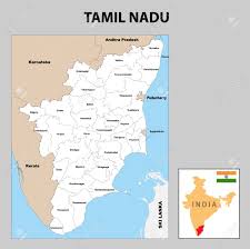 From simple outline maps to detailed map of tamil nadu. Tamil Nadu Map District Ways Map Of Tamil Nadu With Name Vector Royalty Free Cliparts Vectors And Stock Illustration Image 148170326