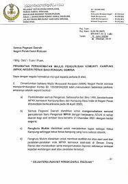 Maybe you would like to learn more about one of these? Notis Penamatan Perkhidmatan Majlis Kampung Titi Gantung Facebook