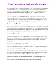 In a closed fracture there is no wound on the skin. What Causes Low Back Pain In Women By Nmc Pondy Issuu