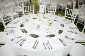 Wedding Round Table Setting Frangipani Name Tags White Tiffany Chairs Round Table Settings Table Decorations Table Settings