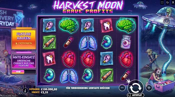 Ξ Harvest Moon Grave Profits Game (Pragmatic Play) Review | NovNetco