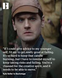 Failing has made #Andor's Kyle Soller a better actor 💯 Read full essay can  be found via the bio, written exclusively for Backstage. . . . #Backstage  #KyleSoller #Andor #StarWars #Act #Acting #Actor #Actress