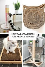 How to build a diy cardboard cat castle tower / scratcher part 3. 12 Diy Cat Scratchers That Aren T Eye Sores Shelterness