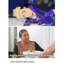 Are You Serious Right In Front Of My Salad His Skating Didn T Even Make Me Move A Muscle And Dare He Touch My Salad Yuri On Ice Yuri Yurio