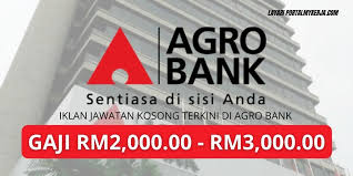 Bank pertanian malaysia berhad (agrobank). Jawatan Kosong Terkini Di Agro Bank Pelbagai Peluang Kerjaya Baru Ditawarkan My Kerja