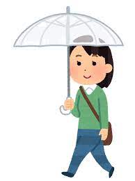 傘をさして歩く人のイラスト | かわいいフリー素材集 いらすとや