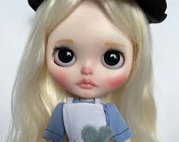 Custom Bythe Doll. Art Doll. Alice in Wonderland Inspired. Blonde Blythe.