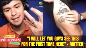 Check spelling or type a new query. Matteo Guidicelli Shows Off His Tattoos For The 1st Time In Viral Clip