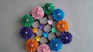 Craft rooms deserve a bold hand with color and glamour, so extend the accent shade you've chosen throughout the space onto your organization tools. Wow Wall Hanging Paper Craft Idea Room Decor Idea Home Decoration Idea Wow Diy Art Craft