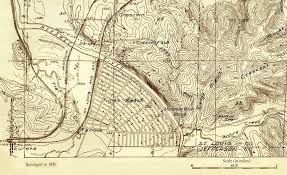 1932 Map Of Times Beach Missouri Beach Time Photo Map