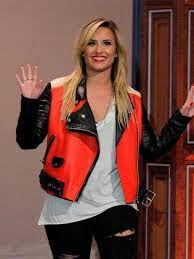 Acne Studios Demi Lovato Leather Jacket Just American Jackets Celebrity Jackets Jackets For Women Fashion